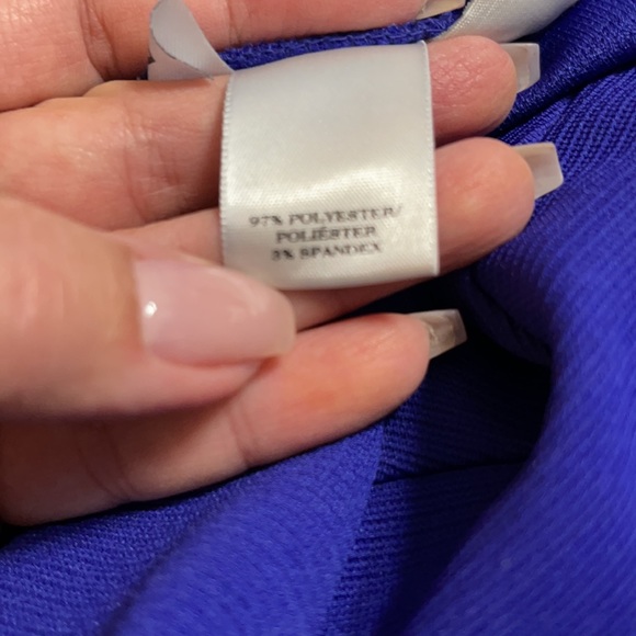 Ann Taylor Blue Blouse with Elegant Design - Picture 9 of 10